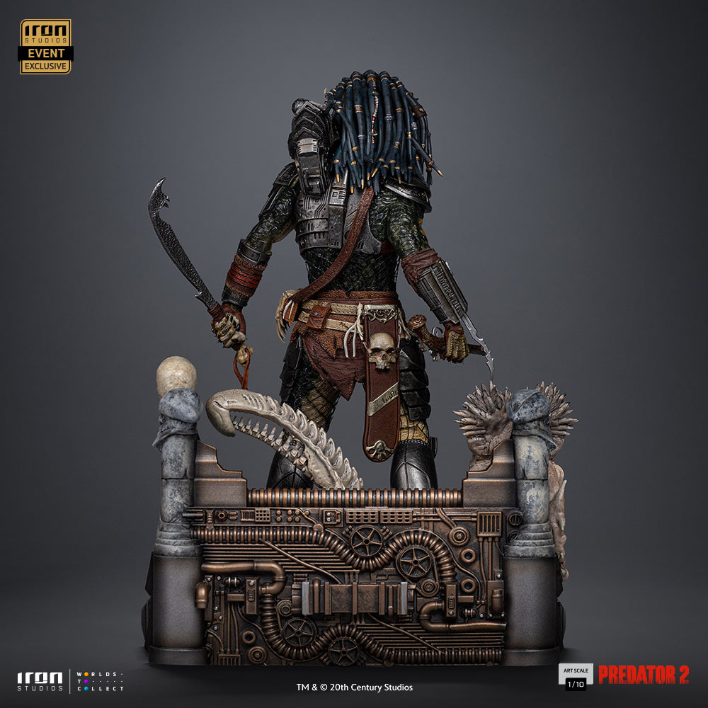 Estátua Elder Predator Exclusive 2025 - Predator 2 - Deluxe Art Scale 1/10 - Iron Studios