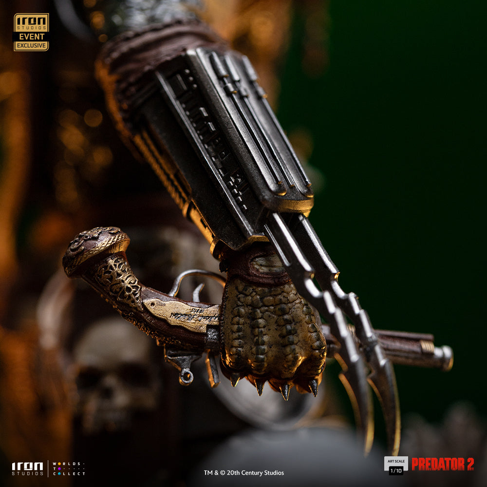 Estátua Elder Predator Exclusive 2025 - Predator 2 - Deluxe Art Scale 1/10 - Iron Studios