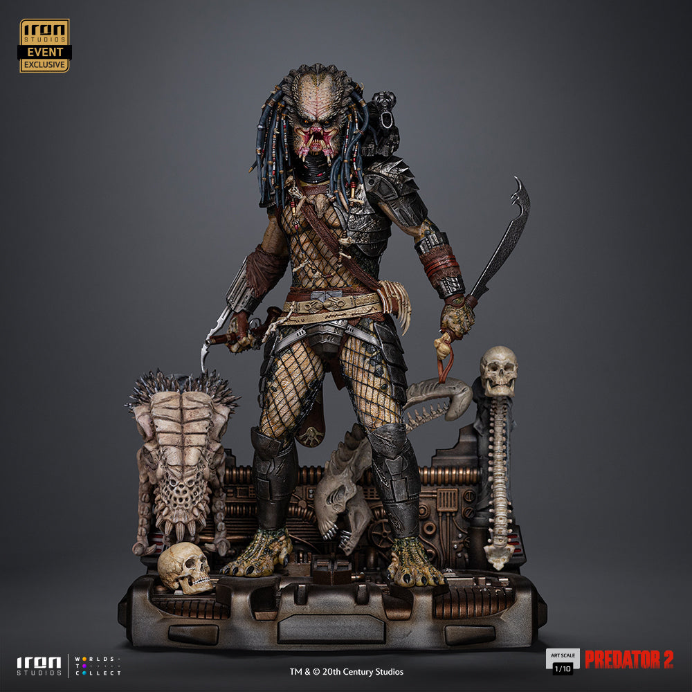 Estátua Elder Predator Exclusive 2025 - Predator 2 - Deluxe Art Scale 1/10 - Iron Studios