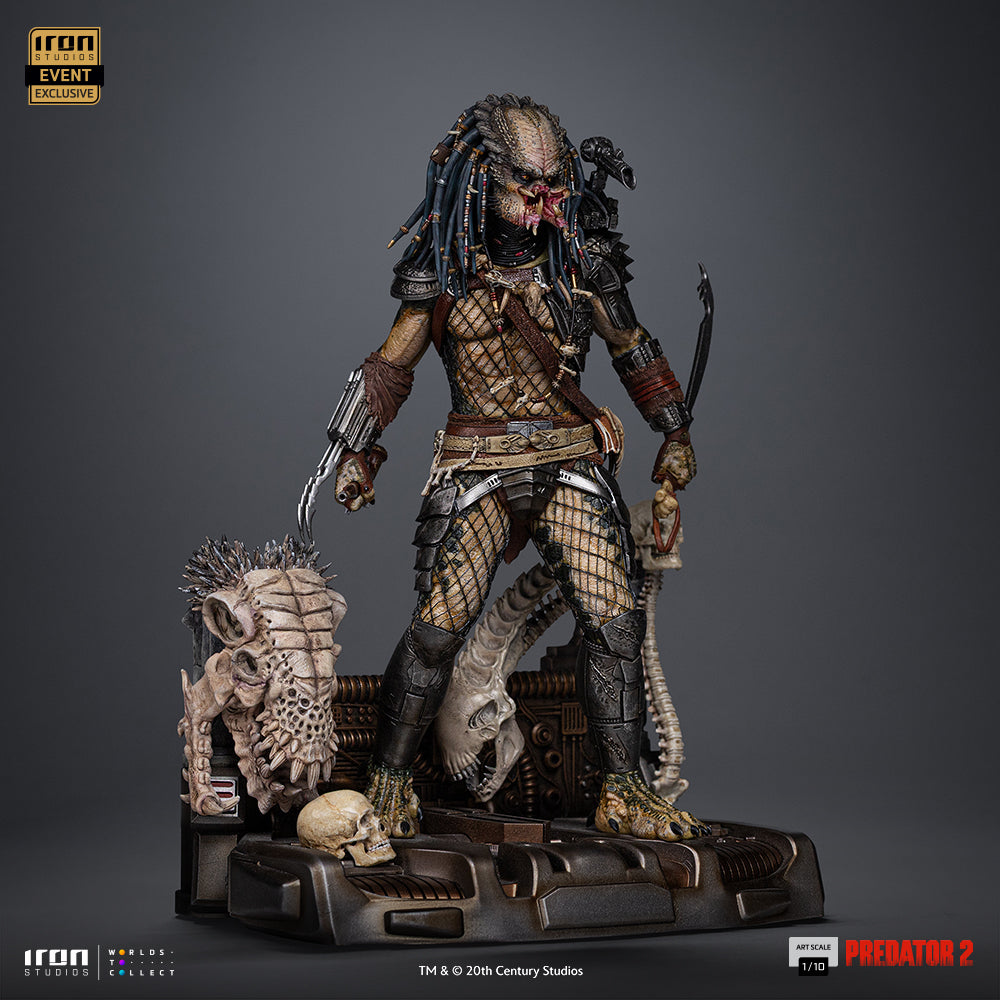 Estátua Elder Predator Exclusive 2025 - Predator 2 - Deluxe Art Scale 1/10 - Iron Studios