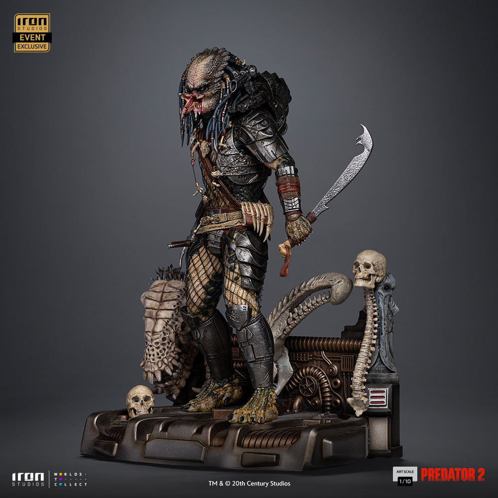 Estátua Elder Predator Exclusive 2025 - Predator 2 - Deluxe Art Scale 1/10 - Iron Studios