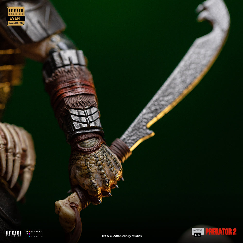 Estátua Elder Predator Exclusive 2025 - Predator 2 - Deluxe Art Scale 1/10 - Iron Studios