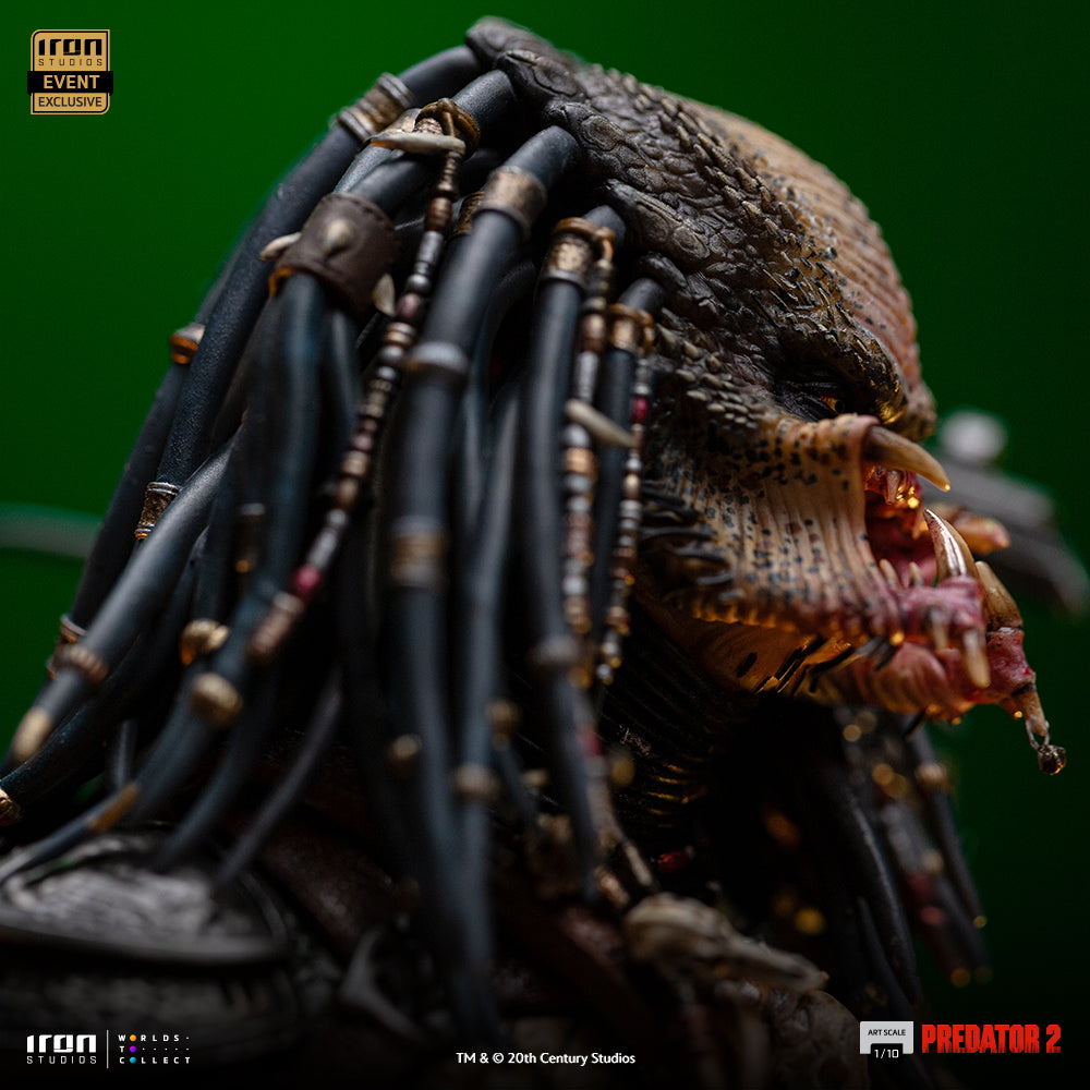 Estátua Elder Predator Exclusive 2025 - Predator 2 - Deluxe Art Scale 1/10 - Iron Studios