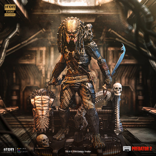 Estátua Elder Predator Exclusive 2025 - Predator 2 - Deluxe Art Scale 1/10 - Iron Studios