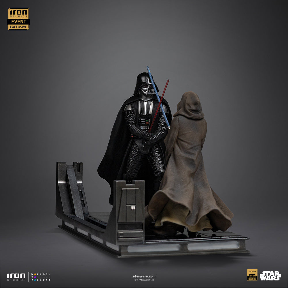 Estátua Darth Vader Vs Obi-Wan Kenobi Exclusive 2025 - Star Wars - Deluxe Art Scale 1/10 - Iron Studios