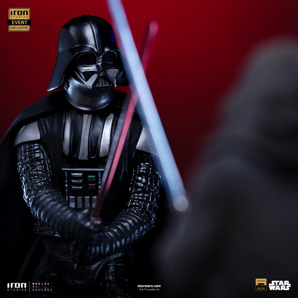 Estátua Darth Vader Vs Obi-Wan Kenobi Exclusive 2025 - Star Wars - Deluxe Art Scale 1/10 - Iron Studios