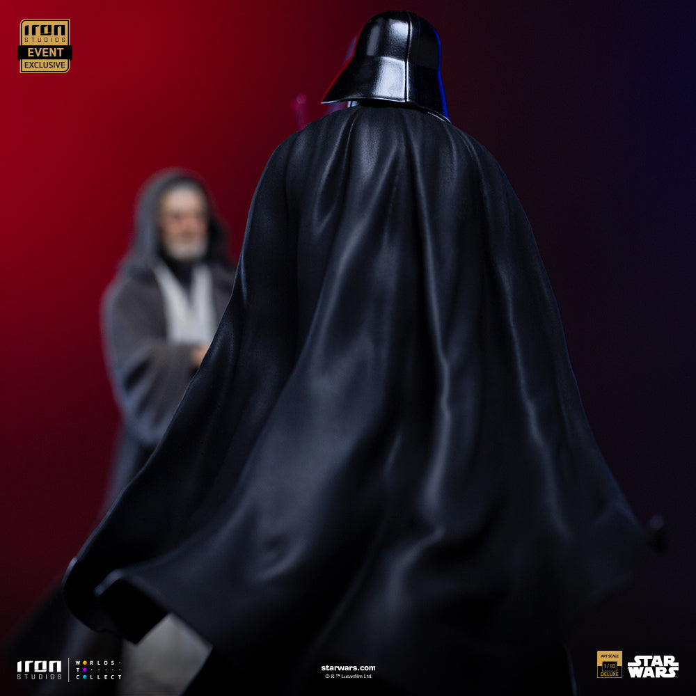 Estátua Darth Vader Vs Obi-Wan Kenobi Exclusive 2025 - Star Wars - Deluxe Art Scale 1/10 - Iron Studios