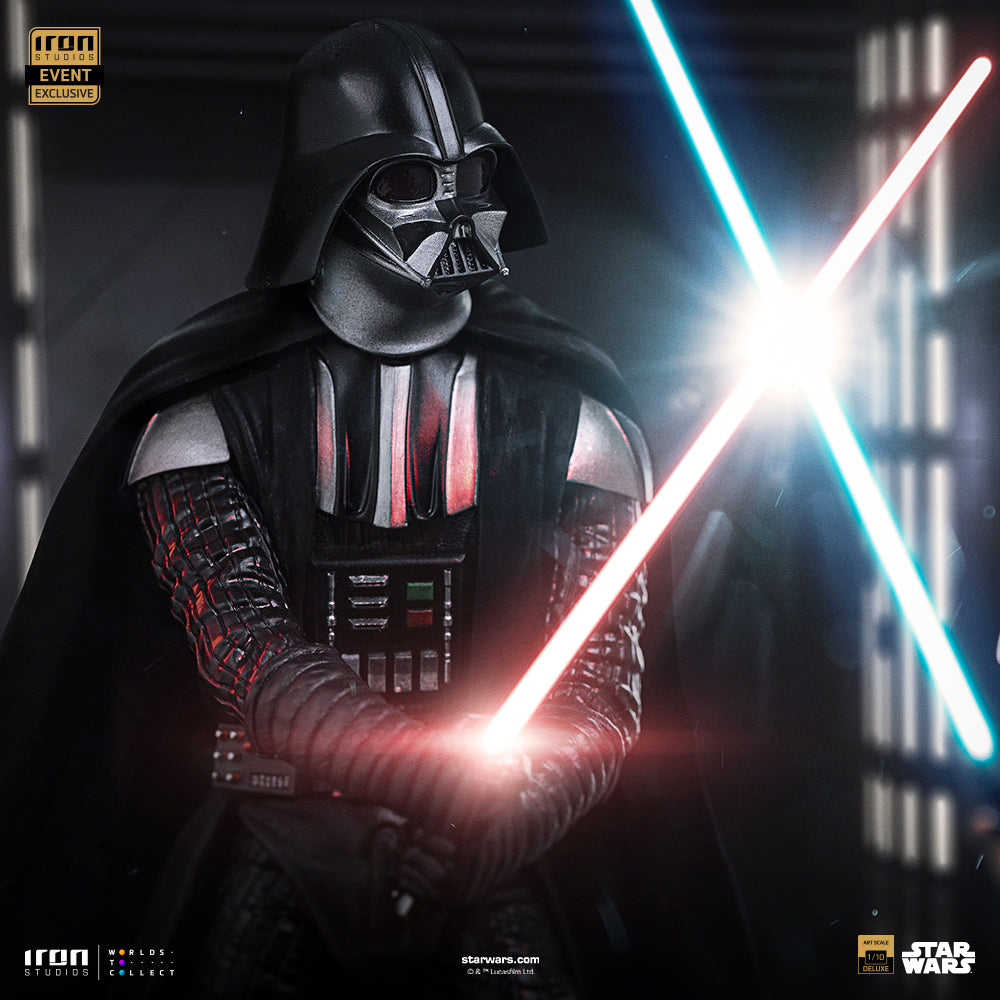 Estátua Darth Vader Vs Obi-Wan Kenobi Exclusive 2025 - Star Wars - Deluxe Art Scale 1/10 - Iron Studios