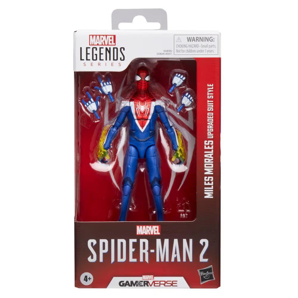 Figura Miles Morales Upgraded Suit - Marvel Spider-Man 2 - Gameverse - Hasbro