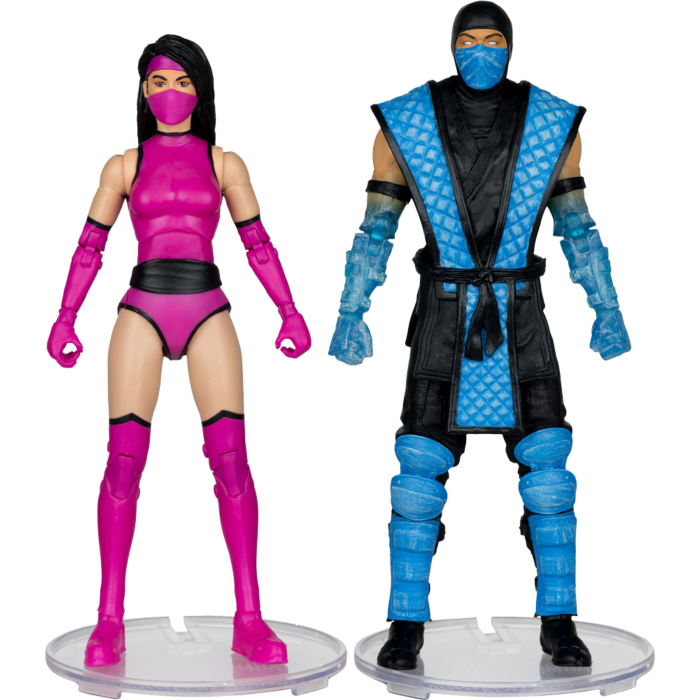 Figuras Sub-Zero vs Mileena – Mortal Kombat Klassics – 2PK – McFarlane