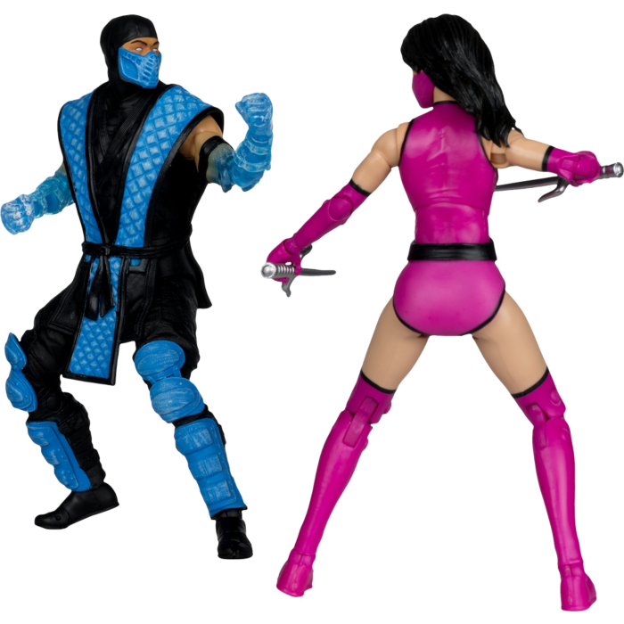 Figuras Sub-Zero vs Mileena – Mortal Kombat Klassics – 2PK – McFarlane