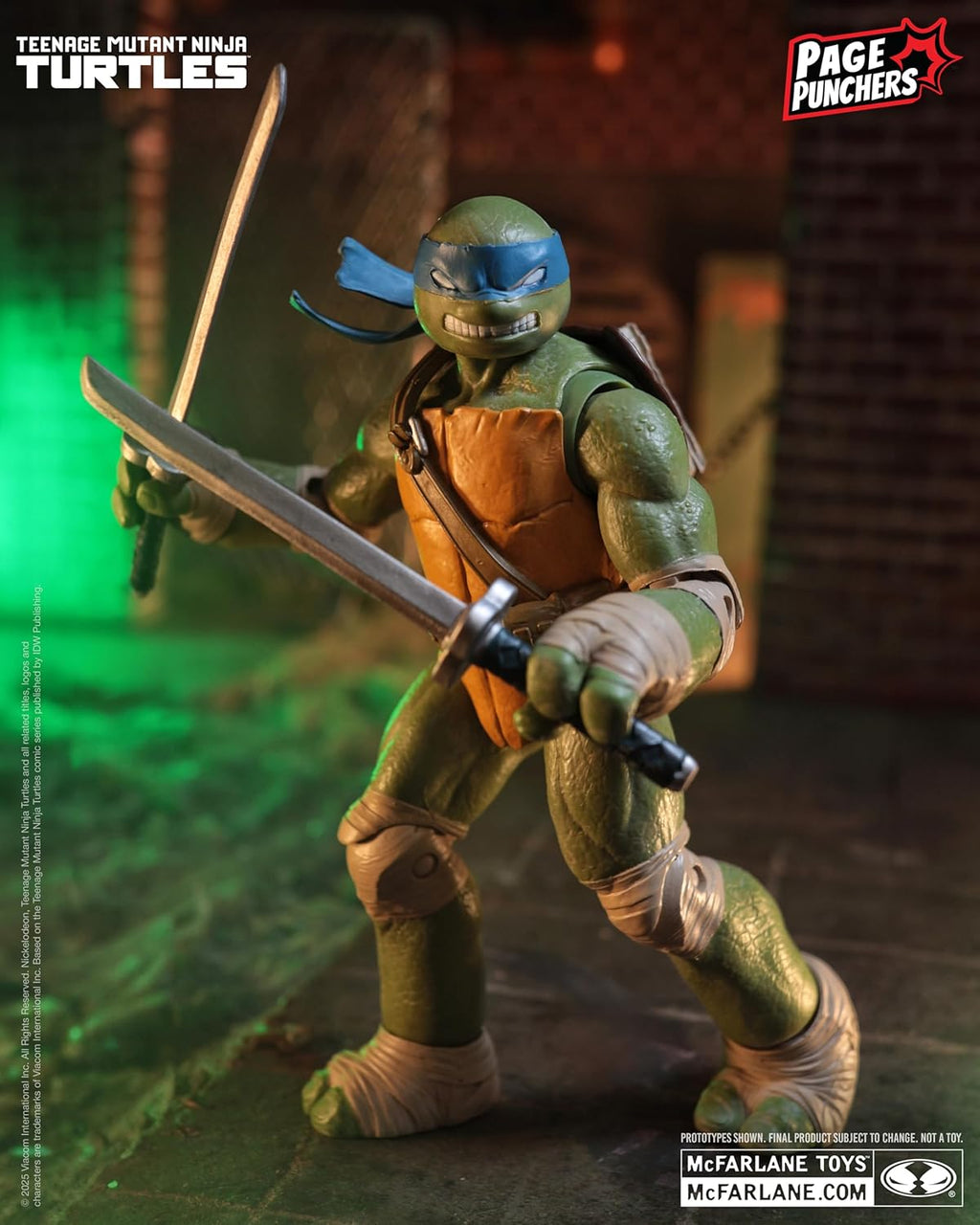 Figura Leonardo – Teenage Mutant Ninja Turtles – 5” Figure with Comic WV1 – McFarlane Toys