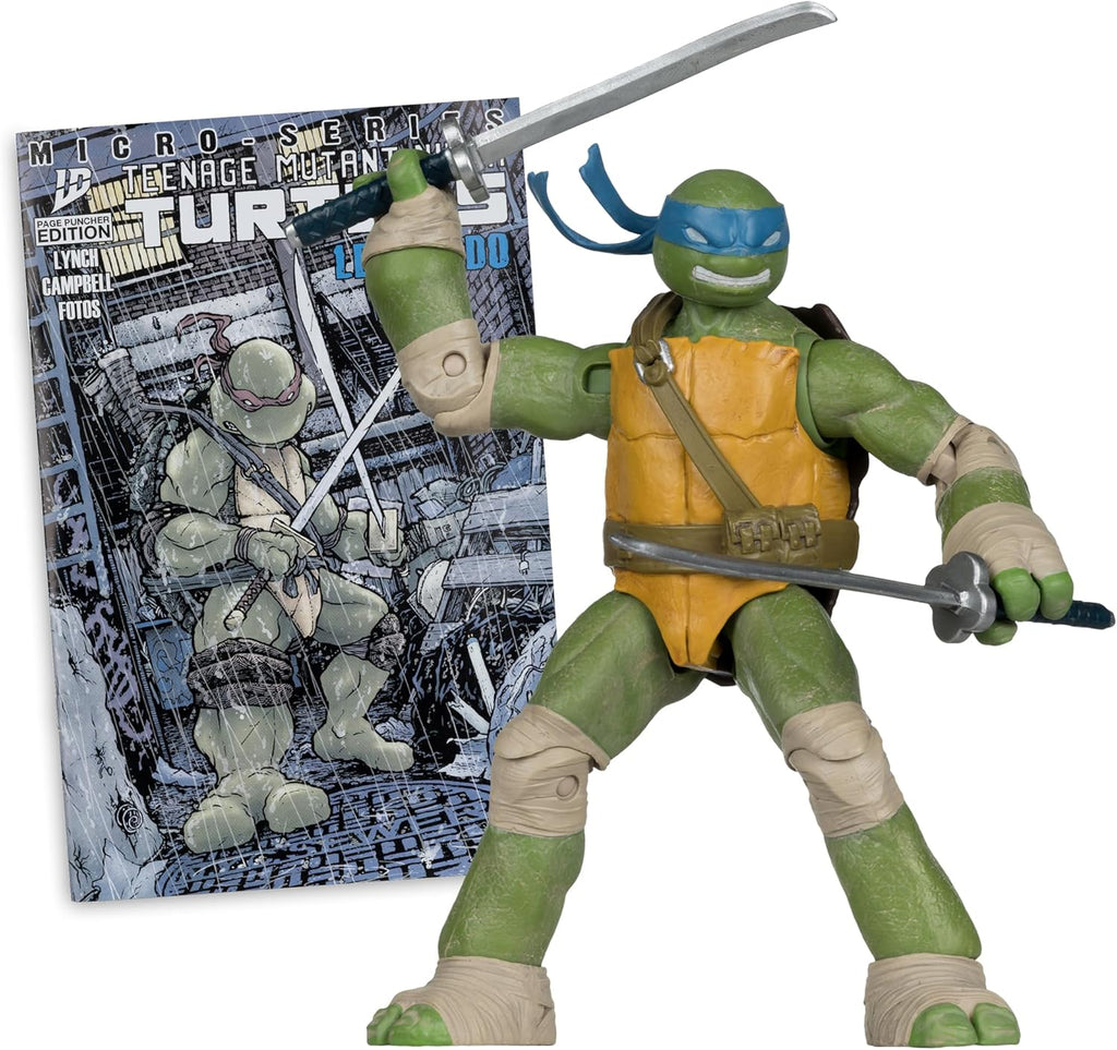 Figura Leonardo – Teenage Mutant Ninja Turtles – 5” Figure with Comic WV1 – McFarlane Toys