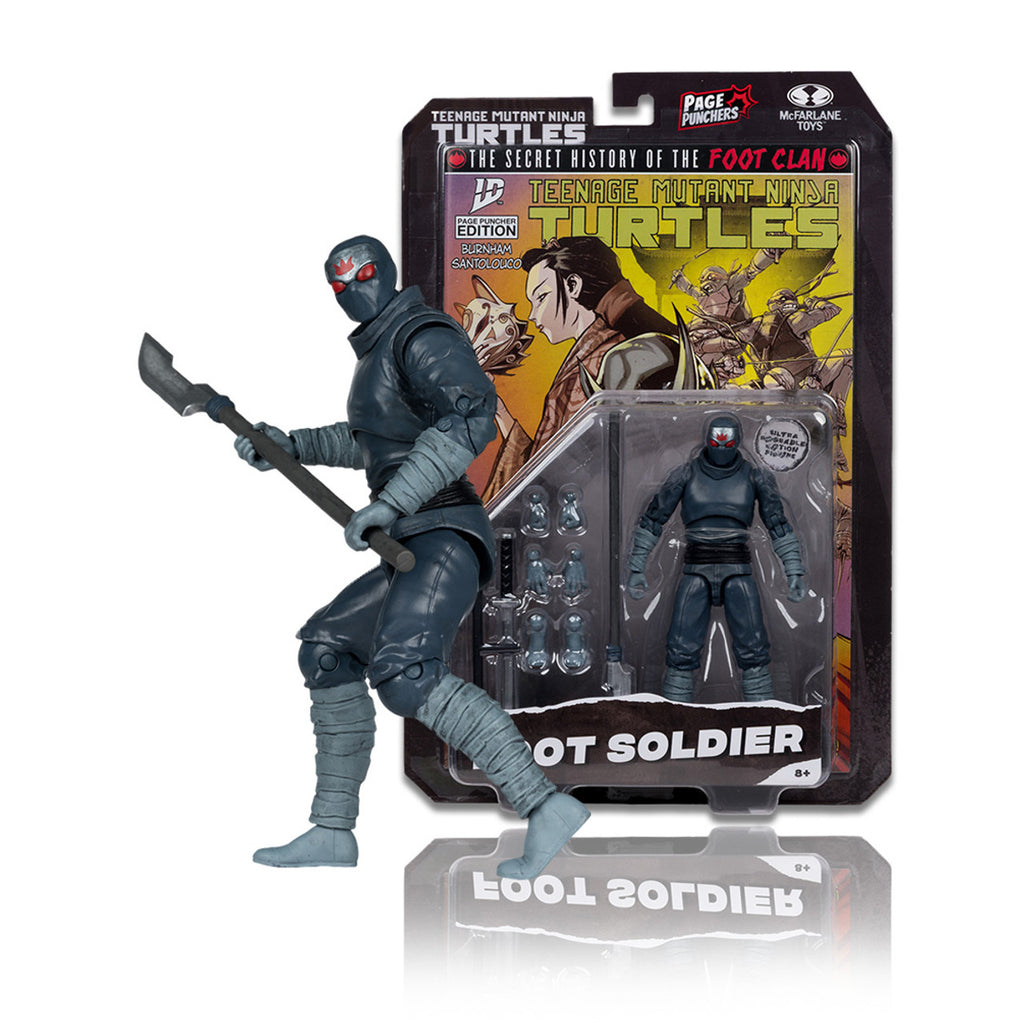 Figura Foot Soldier – Teenage Mutant Ninja Turtles – 5” Figure with Comic WV1 – McFarlane Toys