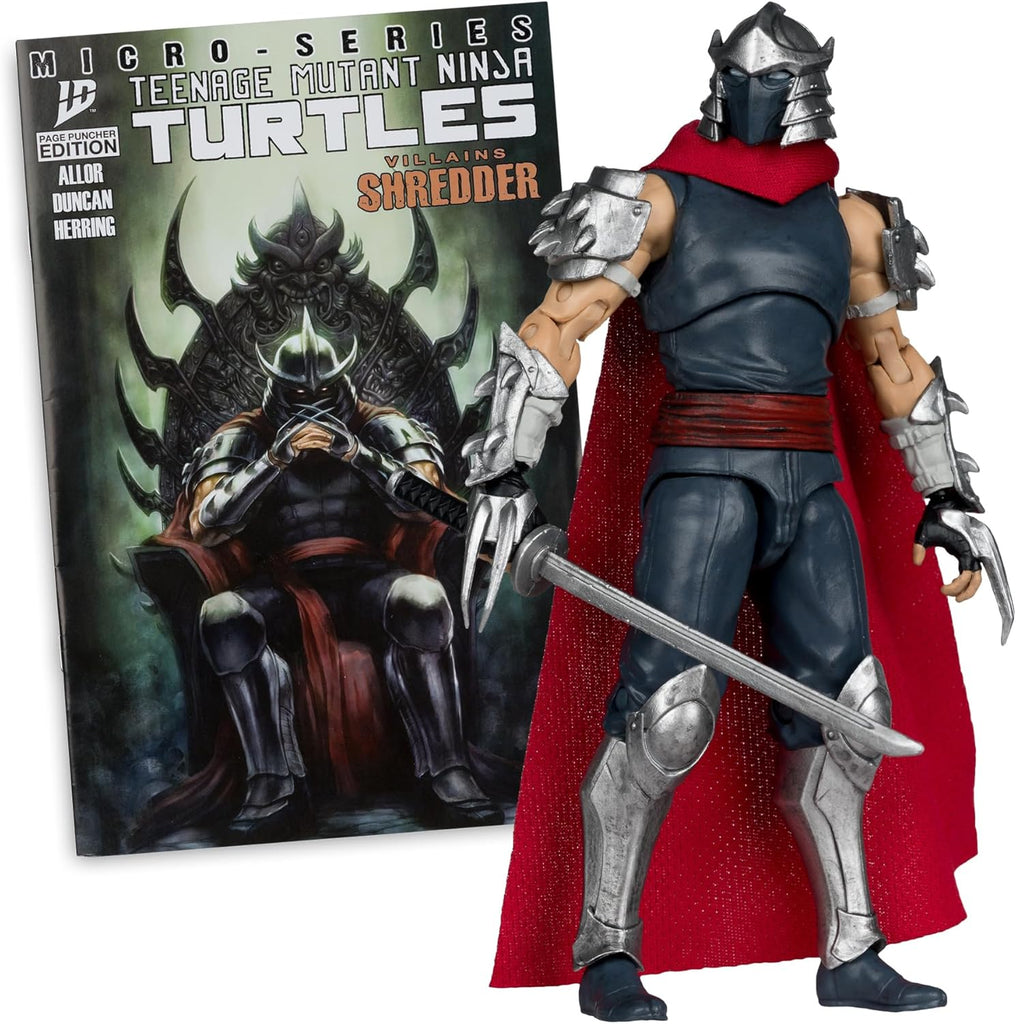 Figura Shredder – Teenage Mutant Ninja Turtles – 5” Figure with Comic WV1 – McFarlane