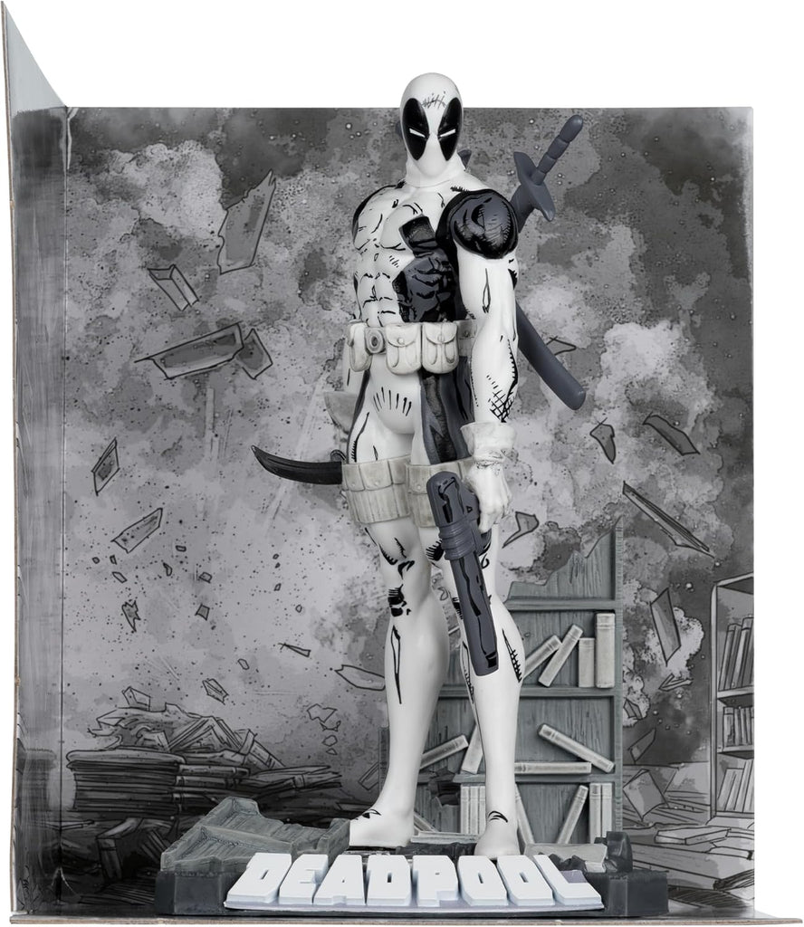 Estátua Deadpool (The New Mutants #98)(Line Art)(Gold Label) – Marvel Collection – 1:10th – McFarlane