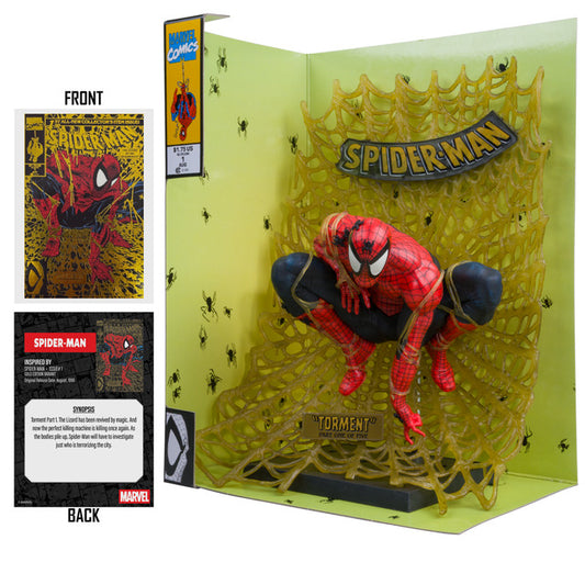 Estátua Spider-Man (Black and Gold Variant)(Gold Label)(D23) – Marvel Collection – 1:6th – McFarlane