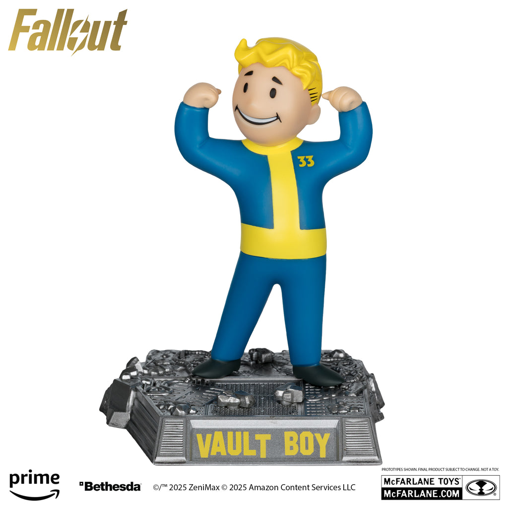 Estátua Vault Boy (Season 2 V1) – Fallout – Movie Maniacs 6” Posed – McFarlane