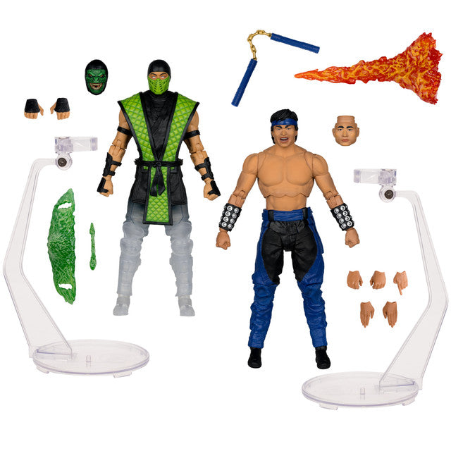 Figuras Liu Kang vs Reptile – Mortal Kombat Klassics – 2PK – McFarlane