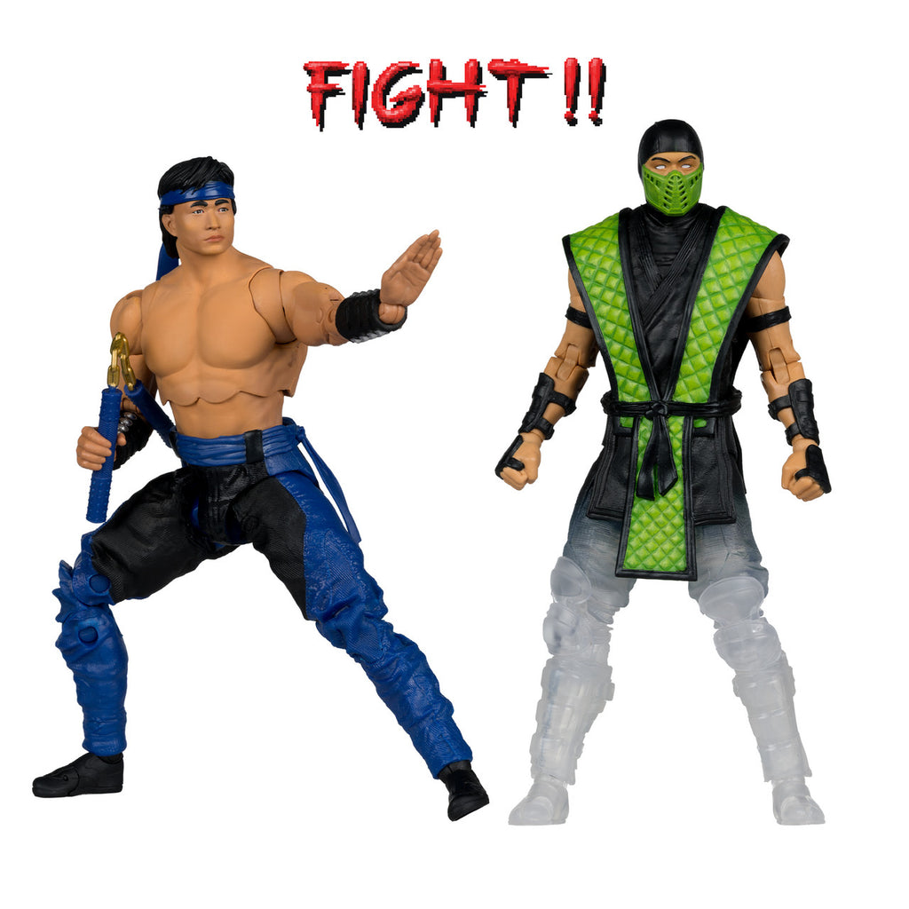 Figuras Liu Kang vs Reptile – Mortal Kombat Klassics – 2PK – McFarlane