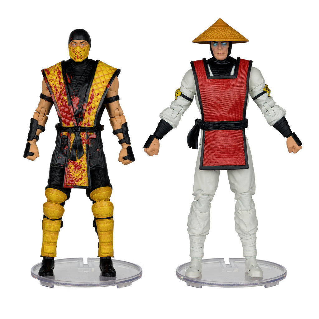 Figuras Scorpion vs Raiden – Mortal Kombat Klassics – 2PK – McFarlane