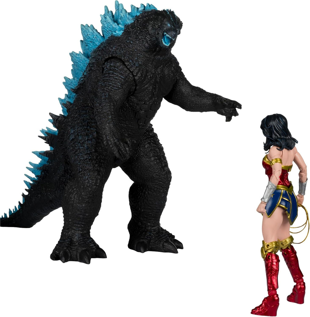 Figura Wonder Woman vs Atomic Blast Godzilla – Justice League x Monsterverse – 2PK – McFarlane
