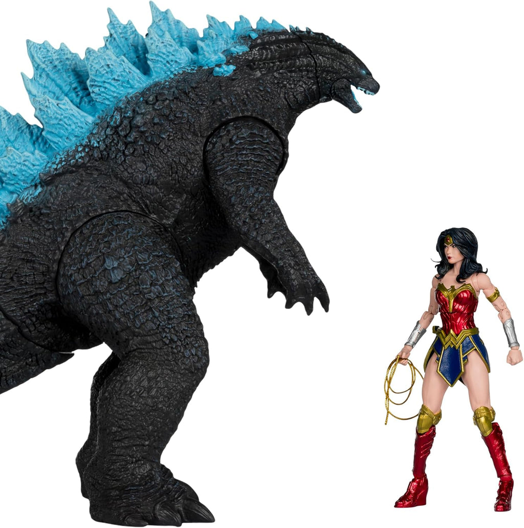 Figura Wonder Woman vs Atomic Blast Godzilla – Justice League x Monsterverse – 2PK – McFarlane