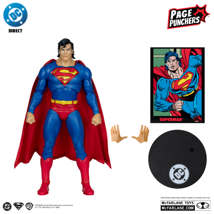 Figura Superman (Zero Hour) – DC Direct – 7” Figure with Comic WV10 – McFarlane