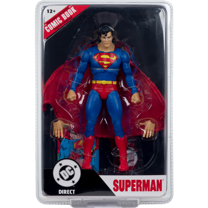 Figura Superman (Zero Hour) – DC Direct – 7” Figure with Comic WV10 – McFarlane