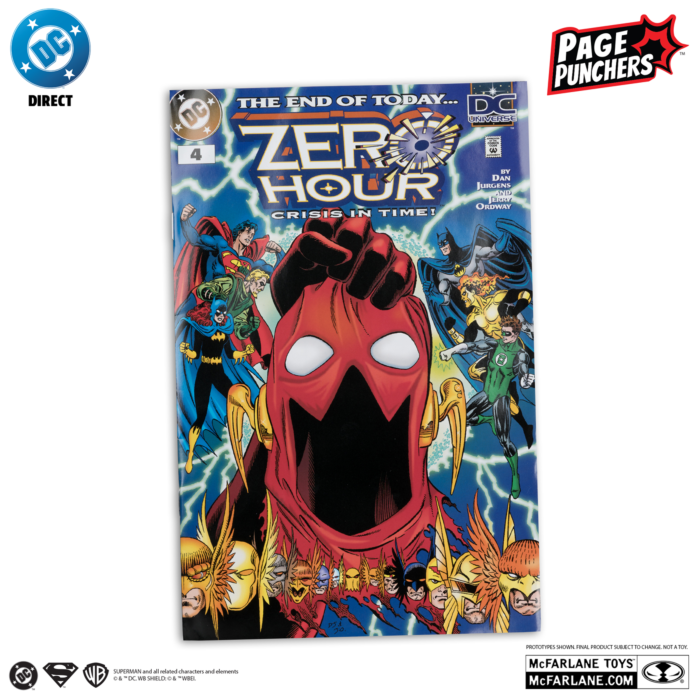 Figura Superman (Zero Hour) – DC Direct – 7” Figure with Comic WV10 – McFarlane