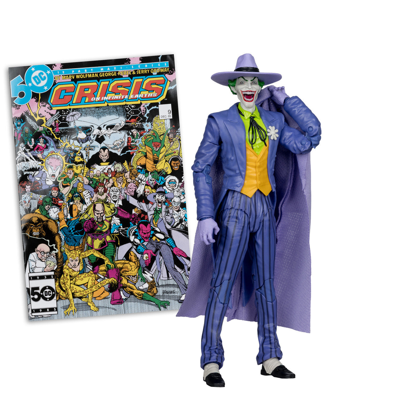 Figura The Joker (Crisis on Infinite Earths) – DC Direct – 7