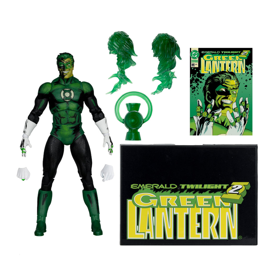 Figura Green Lantern (Emerald Twilight)(Gold Label) – DC Multiverse Cover Recreations – 7” Scale – McFarlane