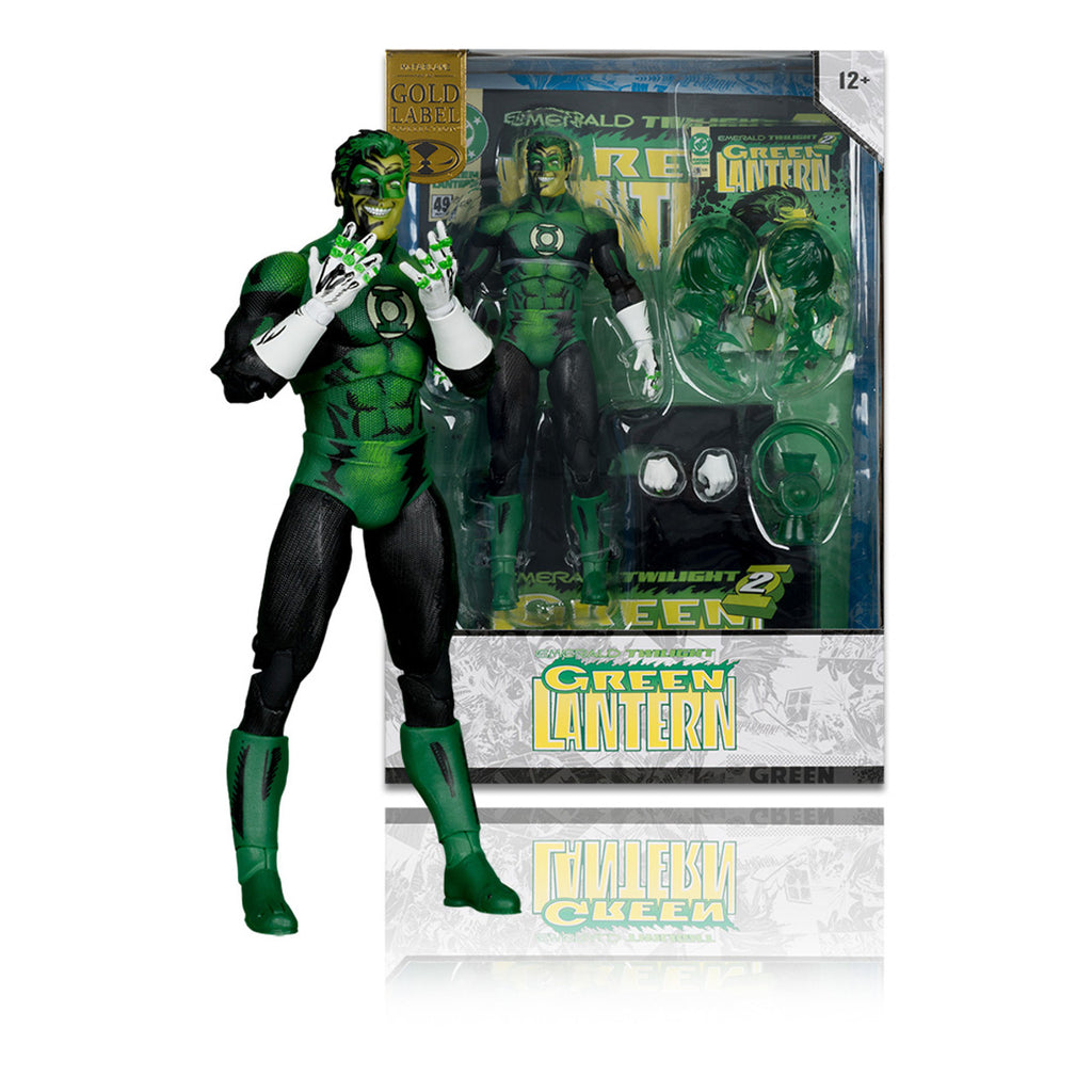 Figura Green Lantern (Emerald Twilight)(Gold Label) – DC Multiverse Cover Recreations – 7” Scale – McFarlane