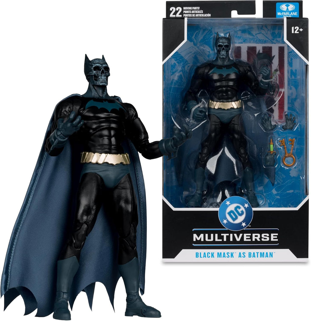 Figura Black Mask as Batman (Batman Madhouse) – DC Multiverse – 7” Scale – McFarlane