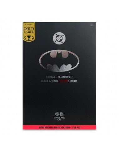 Figura Batman (Flashpoint)(B&W with Accent)(Gold Label) – DC Multiverse – 7” Scale – McFarlane