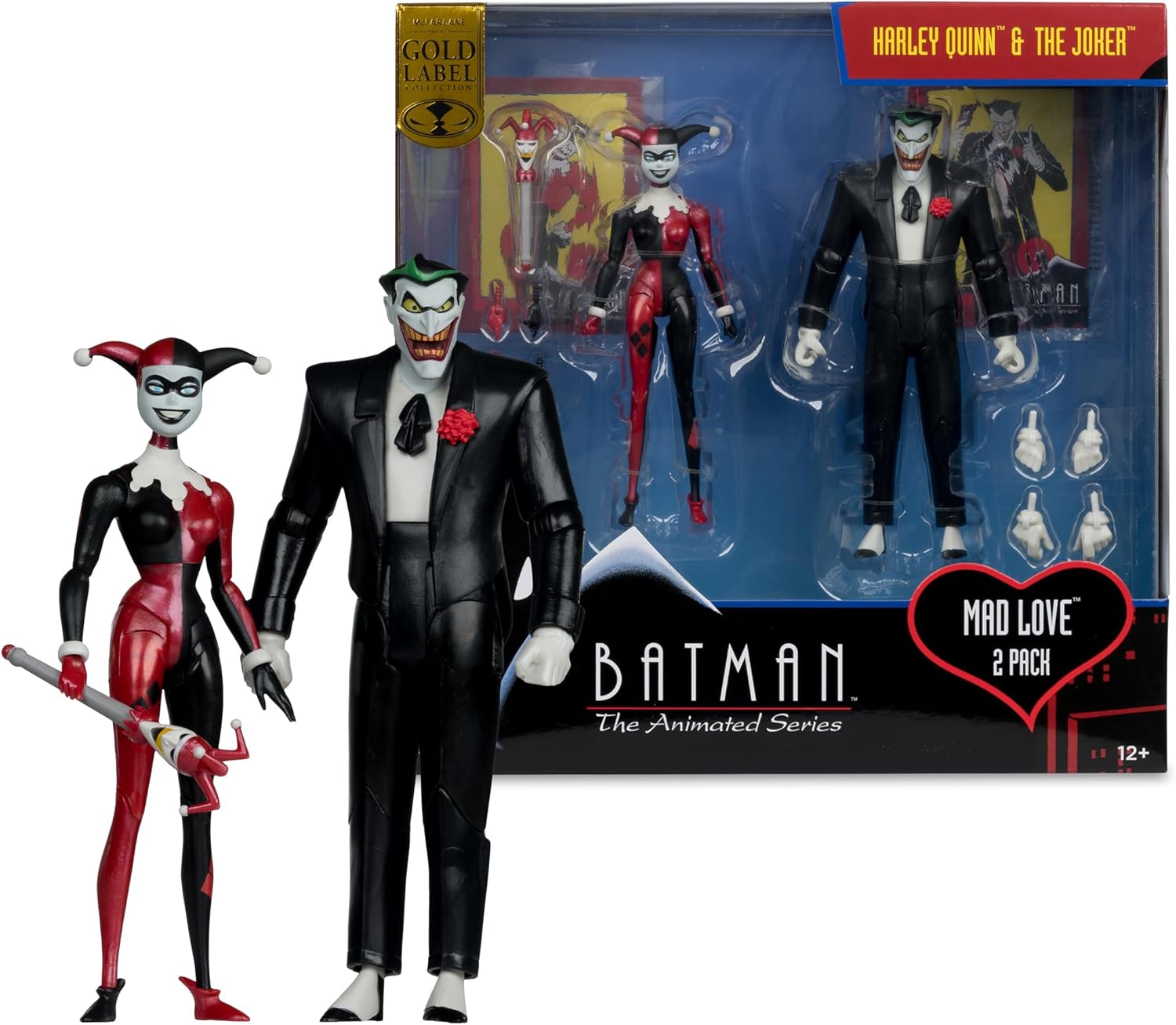Figura Harley Quinn & The Joker (Mad Love)(Gold Label) – Batman