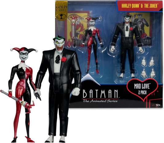 Figura Harley Quinn & The Joker (Mad Love)(Gold Label) – Batman: The Animated Series (Comic) – DC Direct – McFarlane