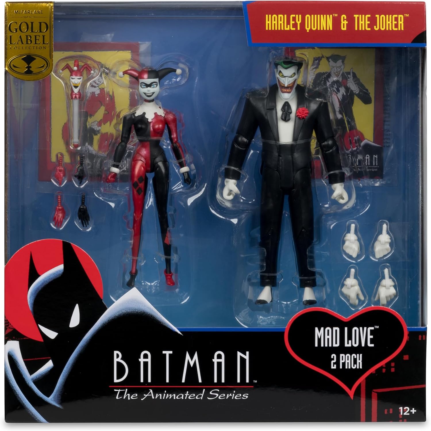 Figura Harley Quinn & The Joker (Mad Love)(Gold Label) – Batman