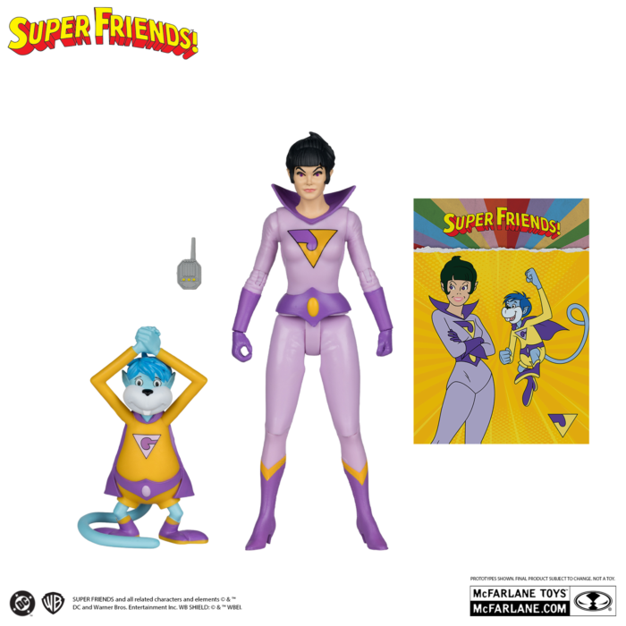Figura Jayna & Gleek (Chase) – Super Friends – DC Retro 6” WV14 – McFarlane