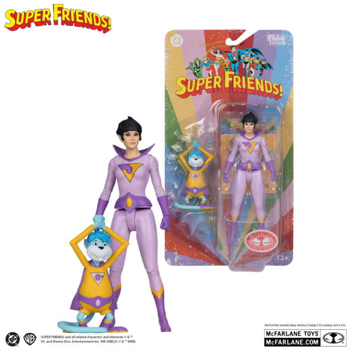 Figura Jayna & Gleek (Chase) – Super Friends – DC Retro 6” WV14 – McFarlane
