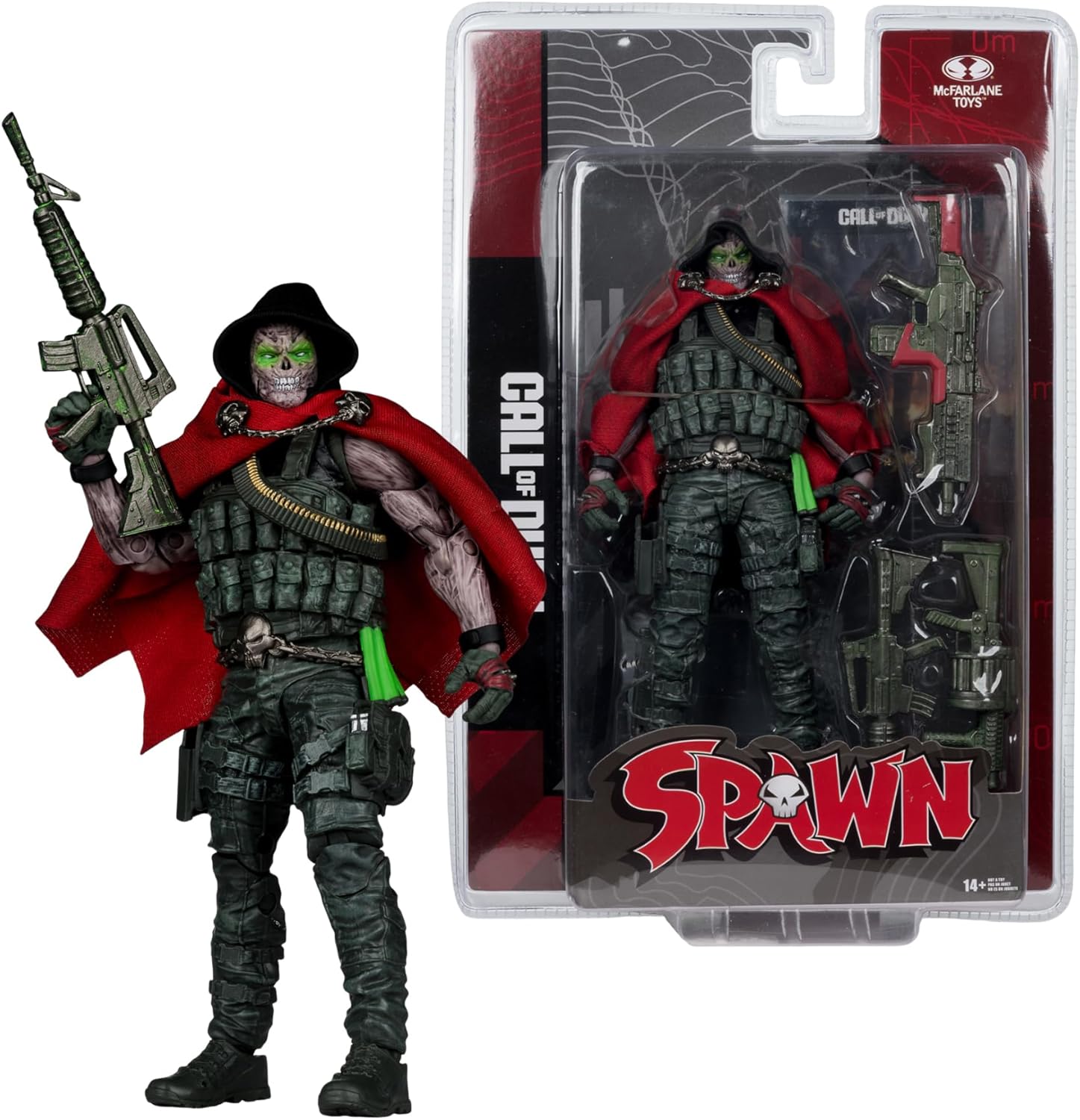 Figura Burned Spawn – Call of Duty – 7” Scale – McFarlane – Iron