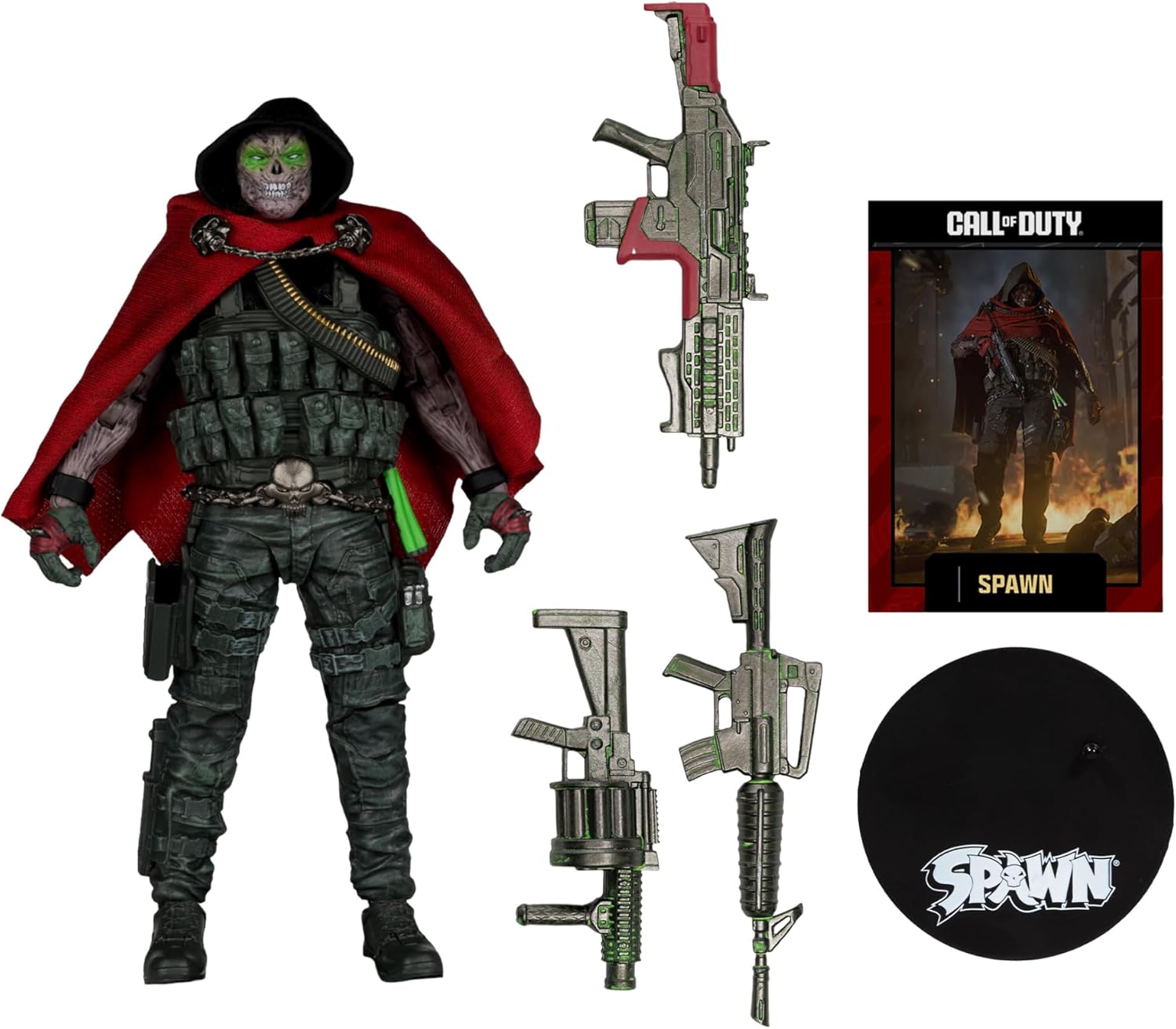 Figura Burned Spawn – Call of Duty – 7” Scale – McFarlane – Iron