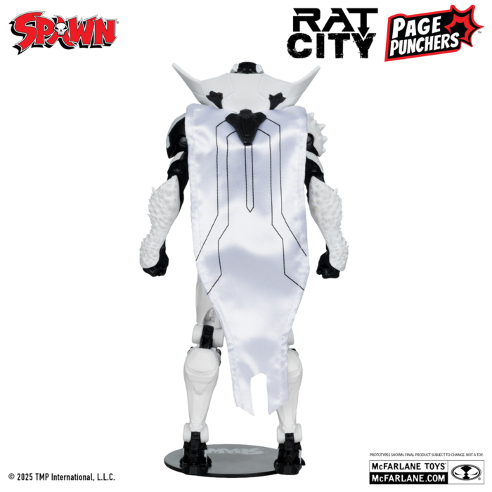 Figura The Deviant (Spawn Rat City)(Black & White)(Spawn Rat City #1 Uncolored) – Spawn – 7” Figure with Comic – McFarlane