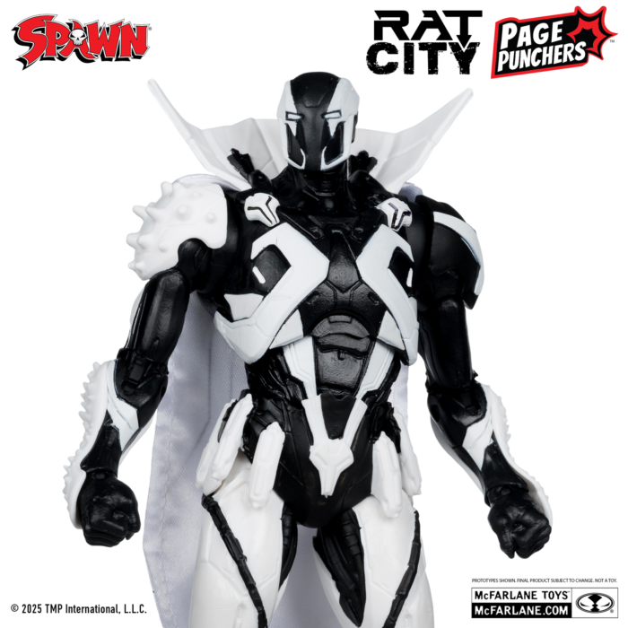 Figura The Deviant (Spawn Rat City)(Black & White)(Spawn Rat City #1 Uncolored) – Spawn – 7” Figure with Comic – McFarlane