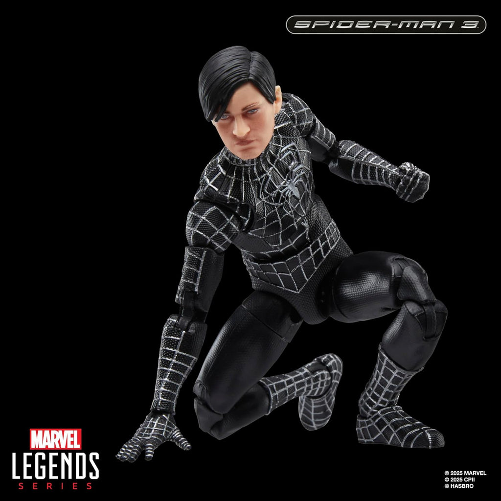 Figura Spider-Man Black Suit - Spider-man 3 -  Marvel Legends Series - Hasbro