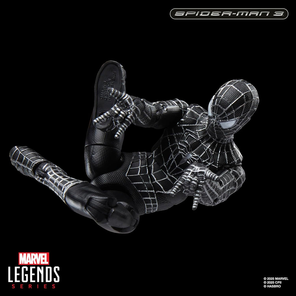 Figura Spider-Man Black Suit - Spider-man 3 -  Marvel Legends Series - Hasbro