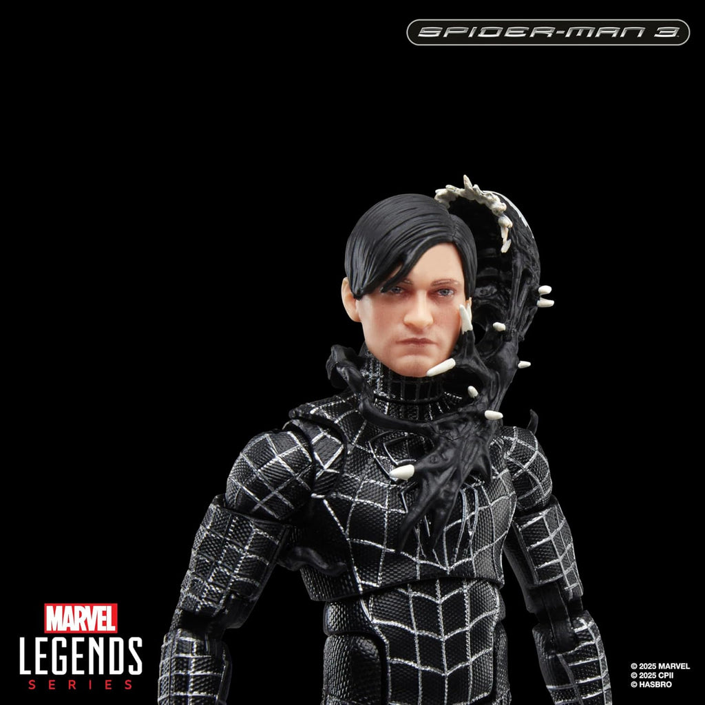 Figura Spider-Man Black Suit - Spider-man 3 -  Marvel Legends Series - Hasbro