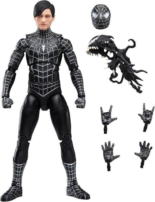 Figura Spider-Man Black Suit - Spider-man 3 -  Marvel Legends Series - Hasbro