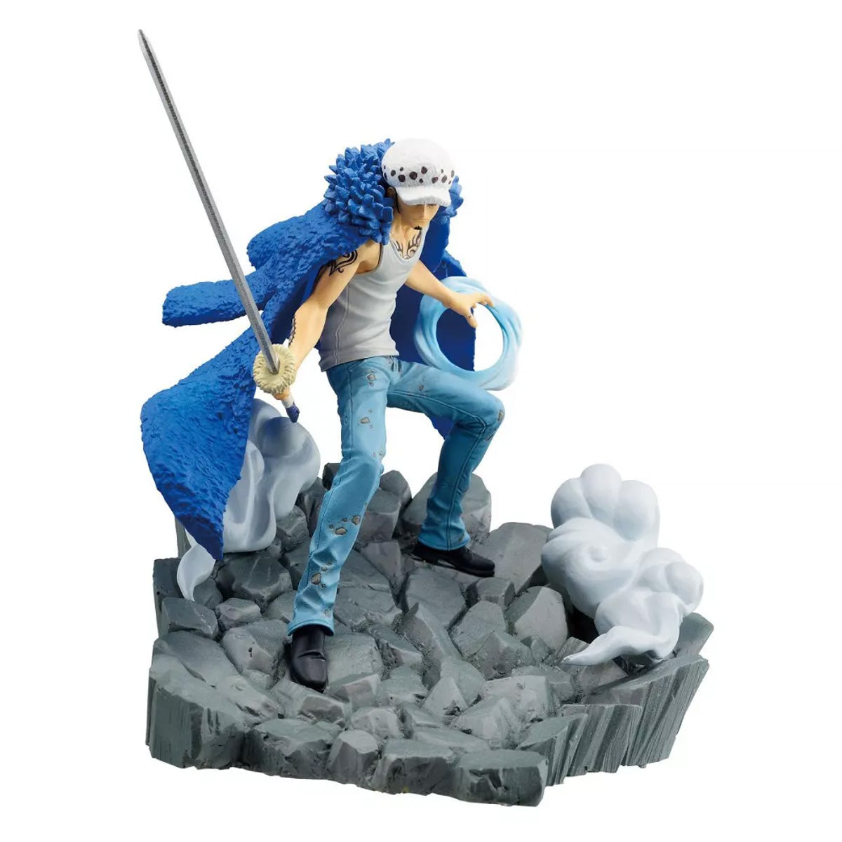 BANPRESTO ONE PIECE TRAFALGAR.LAW フィギュア Estátua Trafalgar Law – One Piece – Senkozekkei – Banpresto – Iron