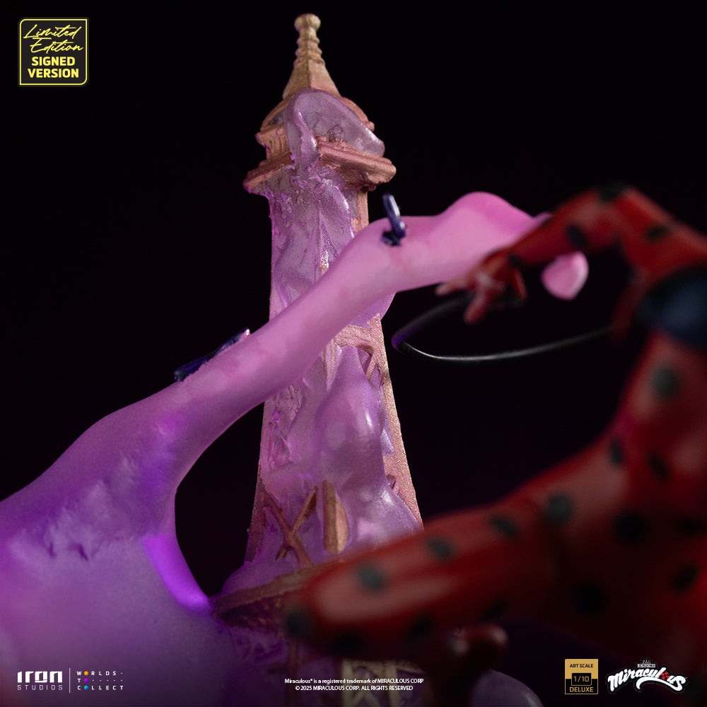 Voucher Pré-venda - Estátua Lady Bug and Cat Noir - Miraculous 10th Anniversary Signed Edition - Deluxe Art Scale 1/10 - Iron Studios